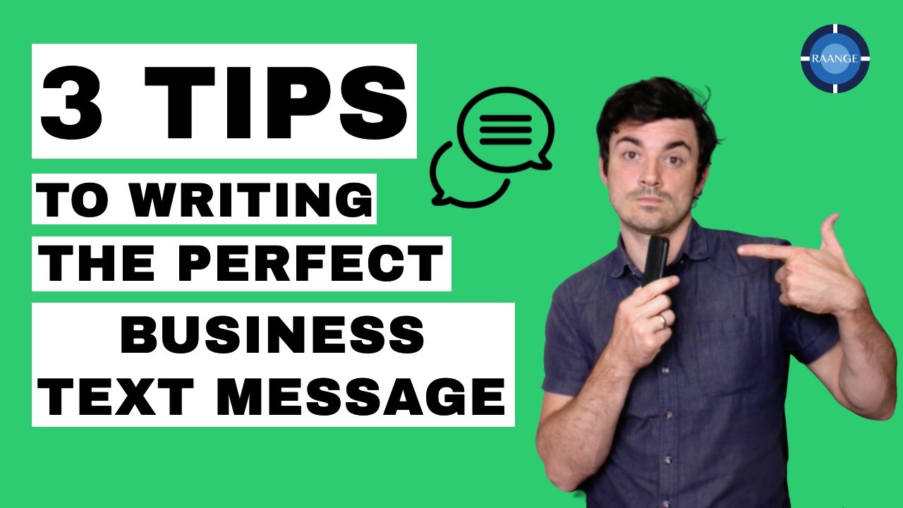3 tips to writing the perfect business text message - Header Image - 1280x720
